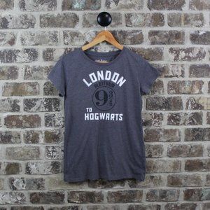 Harry Potter Platform 9 3/4 Dark Gray Shortsleeve T-shirt Youth Girls XL 14-16